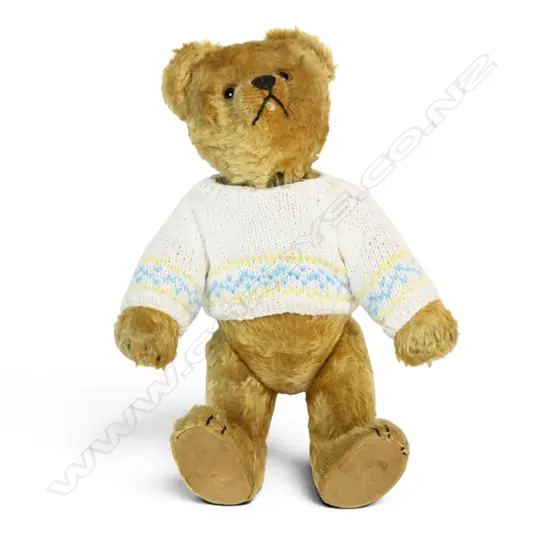 Early 20thC mohair untagged Yes/No teddy bear,