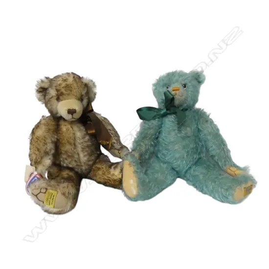 Two labelled Merrythought mohair teddy bears,