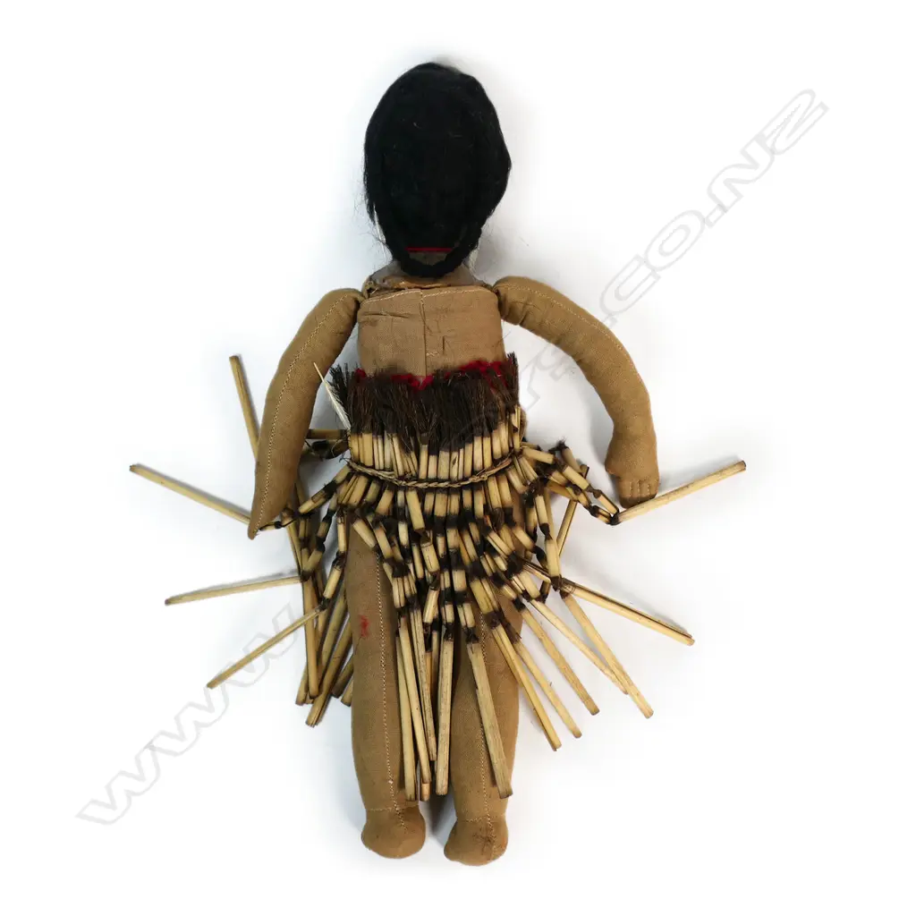Early / mid 20thC Māori composition headed doll, Image 1++