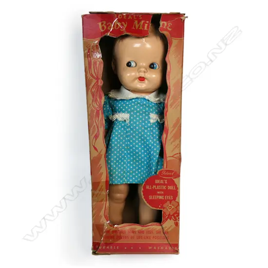 Ideal sleeping doll in original box,