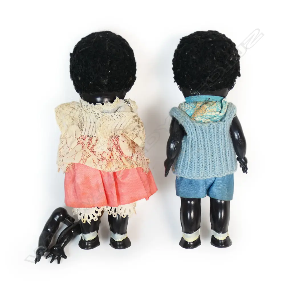Two 7 inch black Pedigree dolls, Image 1++