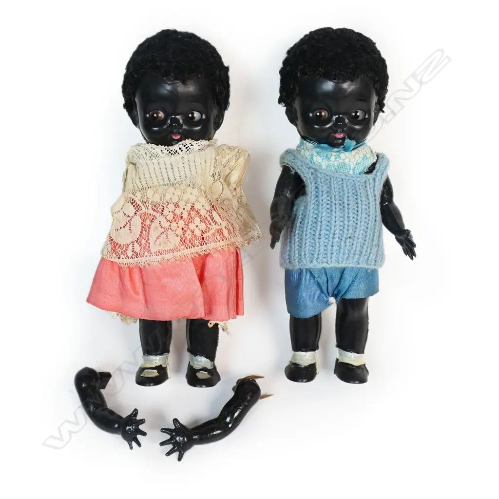 Two 7 inch black Pedigree dolls, Image 1++
