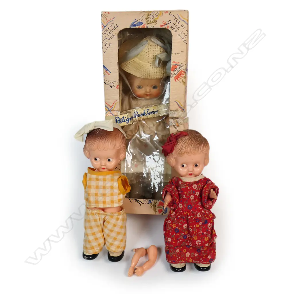 Three vintage c.1950s dolls, Image 1++