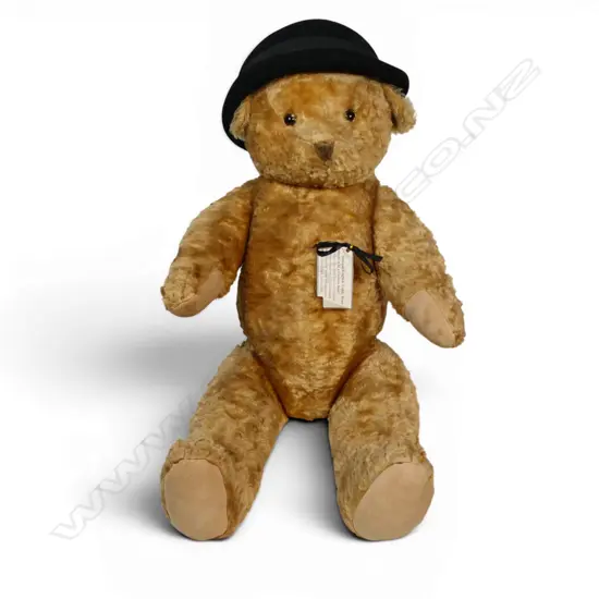 29 inch large plush antique English teddy bear,
