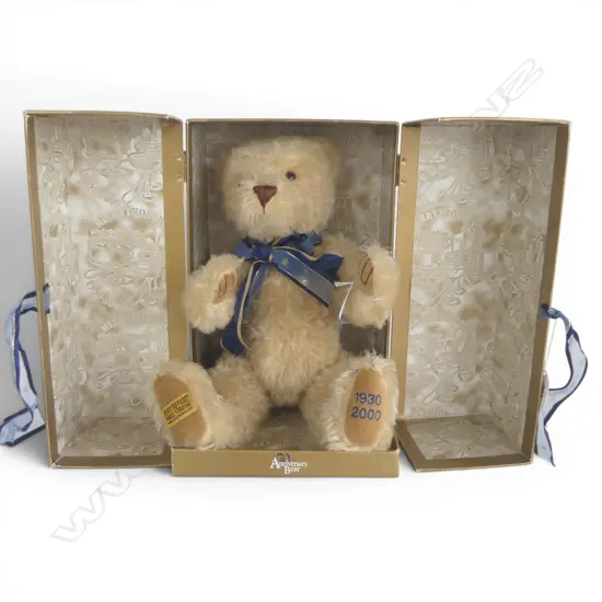 Merrythought boxed 1930-2000 bear,