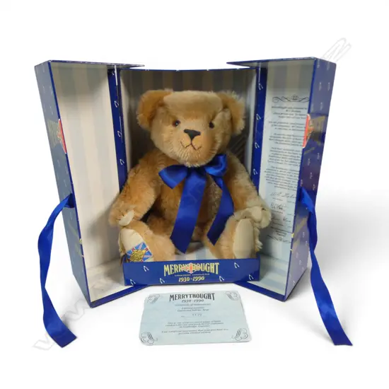 Merrythought Diamond Jubilee Bear in presentation box,