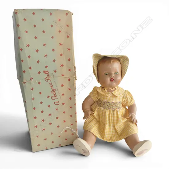 18 inch 1930s English composition early Pedigree doll,