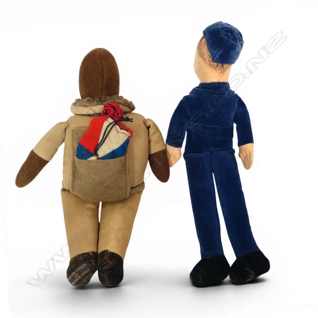 Two vintage Norah Wellings dolls - Air Force Cadet and Parachuter, Image 1++