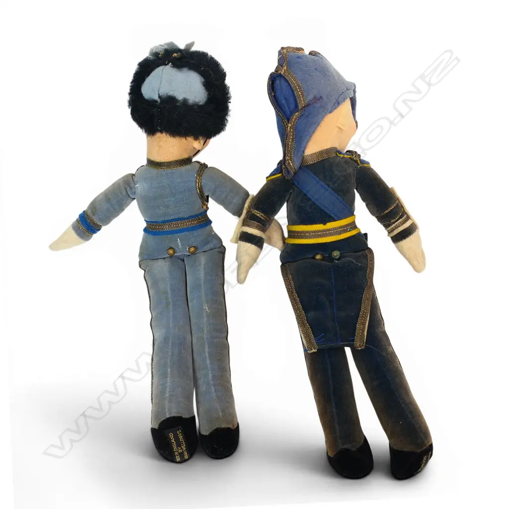 Two vintage Norah Wellings RAF Serviceman dolls, Image 1++