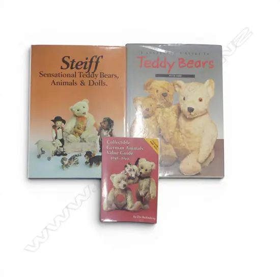 Three books on teddy bears,