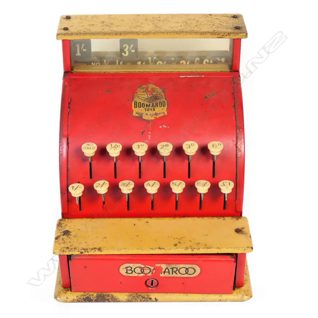 Vintage Boomaroo Toys cash register, Image 1++