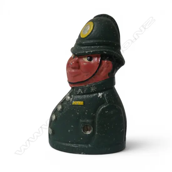 Vintage Fun Ho Policeman Money Box,