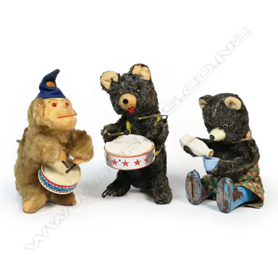 Three vintage mechanical toys,