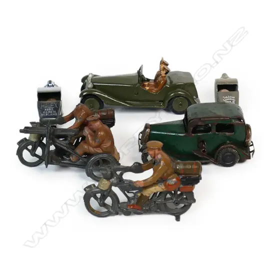 Four vintage vehicles