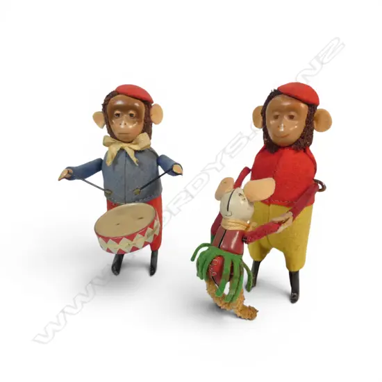 A pair of vintage Schuco clockwork toys,