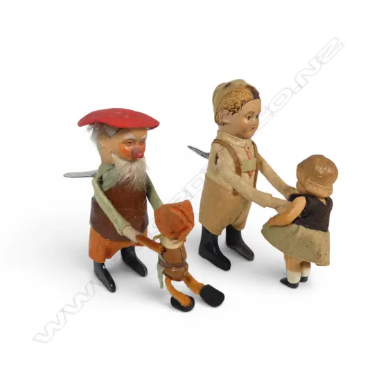 A pair of vintage Schuco clockwork toys,