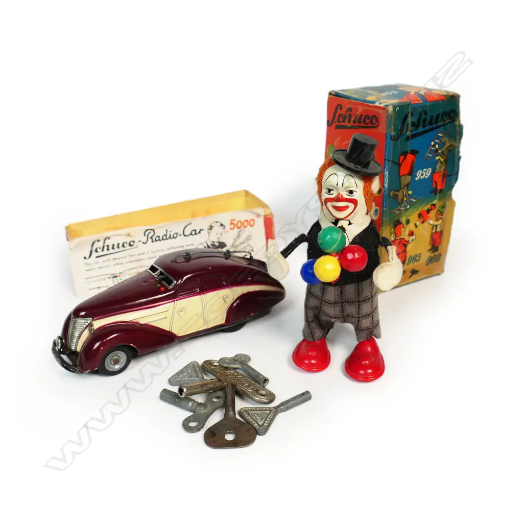Two vintage Schuco wind-up toys; Image 1++