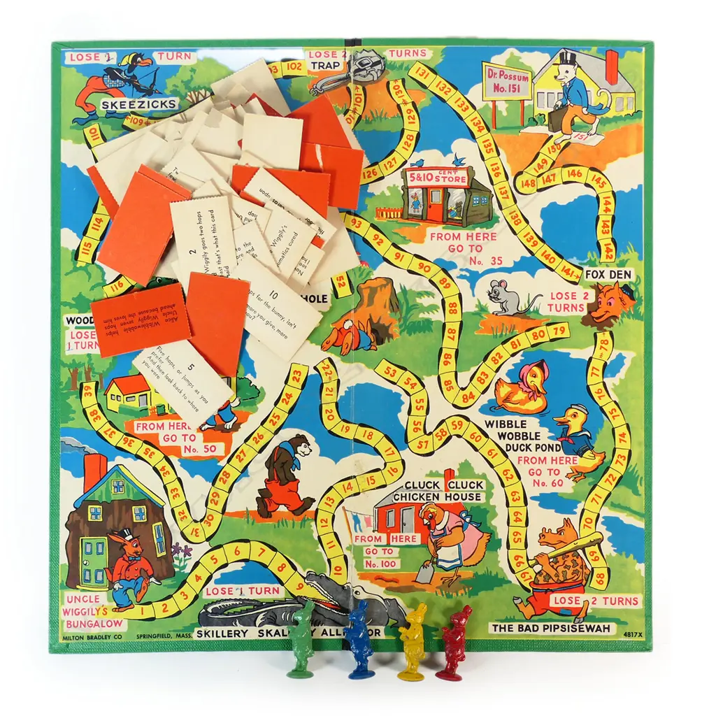 Uncle Wiggily board game and wind up toy Image 1++
