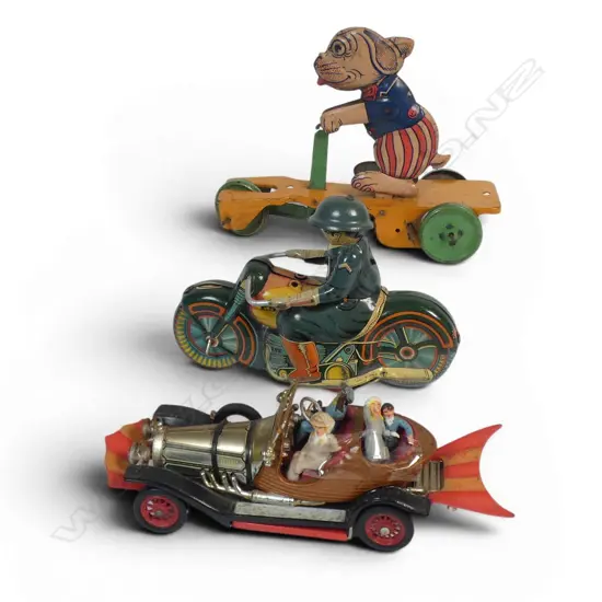 Three vintage Corgi toys