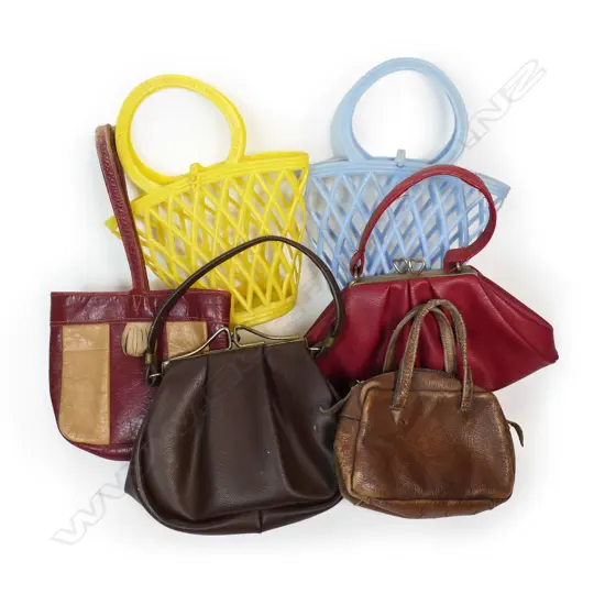 Collection of six children's handbags,