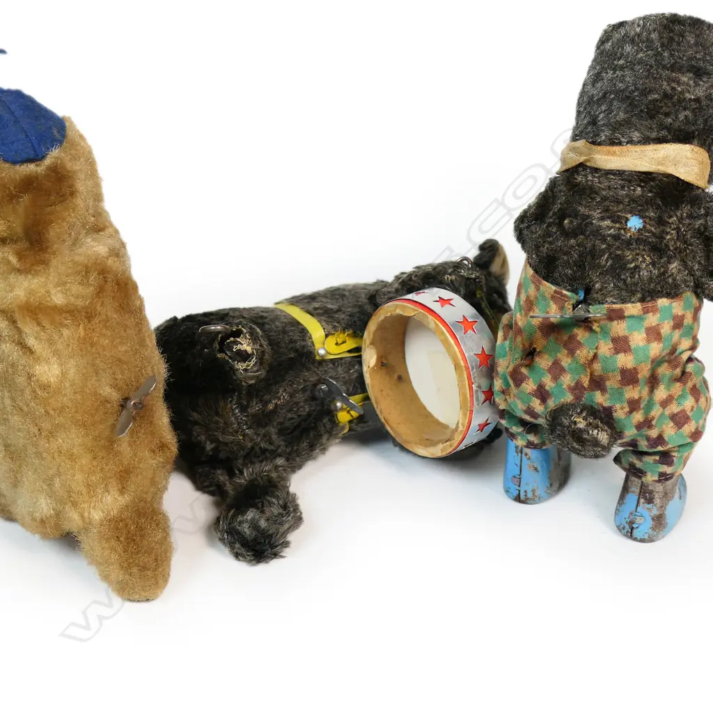 Three vintage mechanical toys, Image 1++