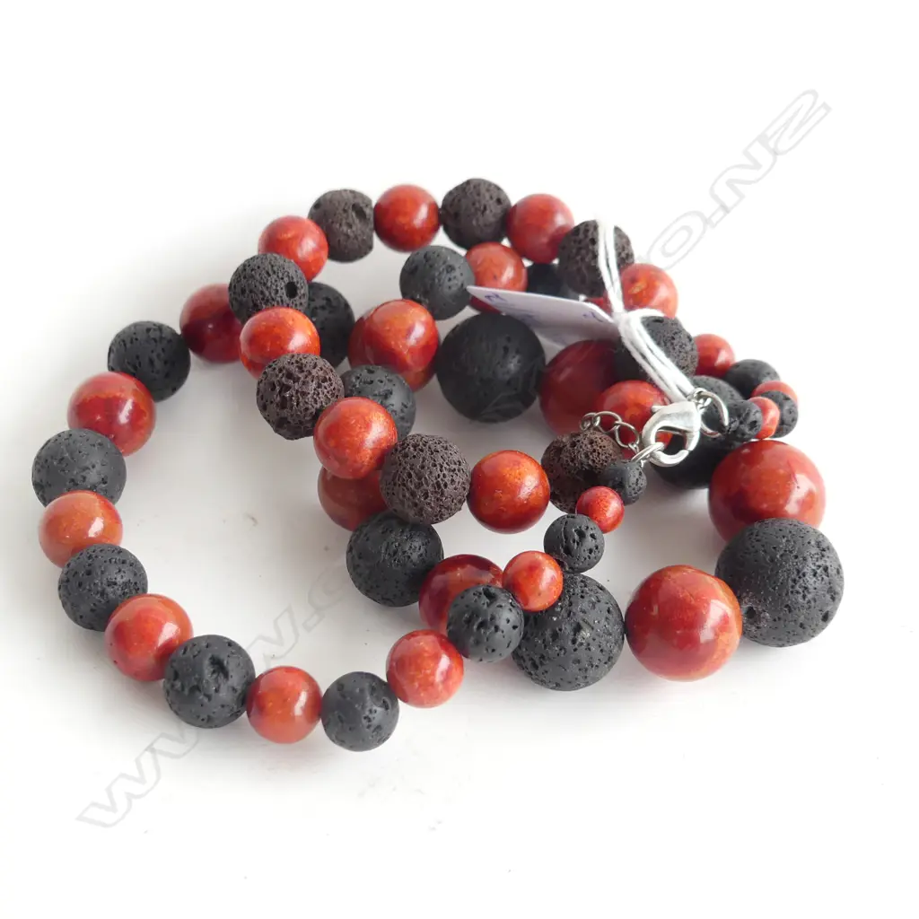 BEADED NECKLACE & BRACELET Image 1++