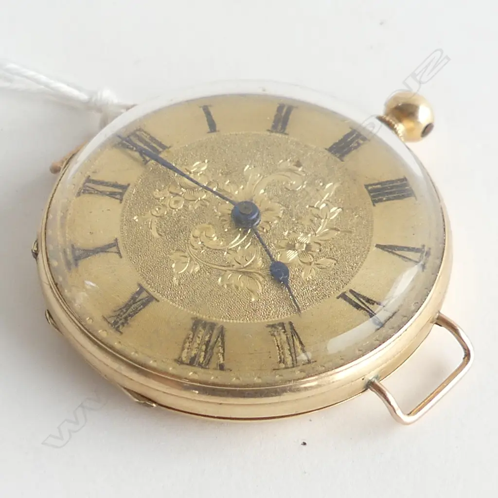 GOLD PLATED POCKET WATCH CONVERTED TO WRIST WATCH Image 1++