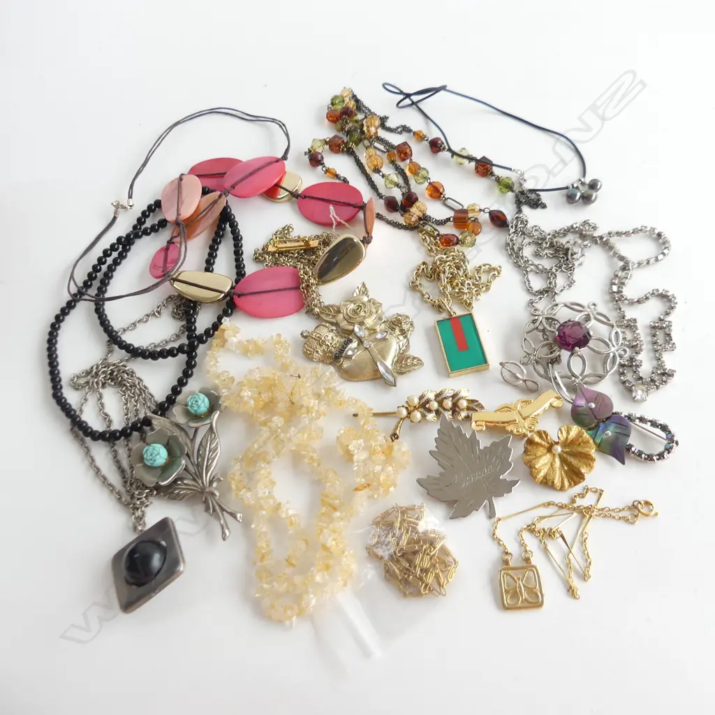 BAG ASST COSTUME JEWELLERY NECKLACES ETC Image 1++