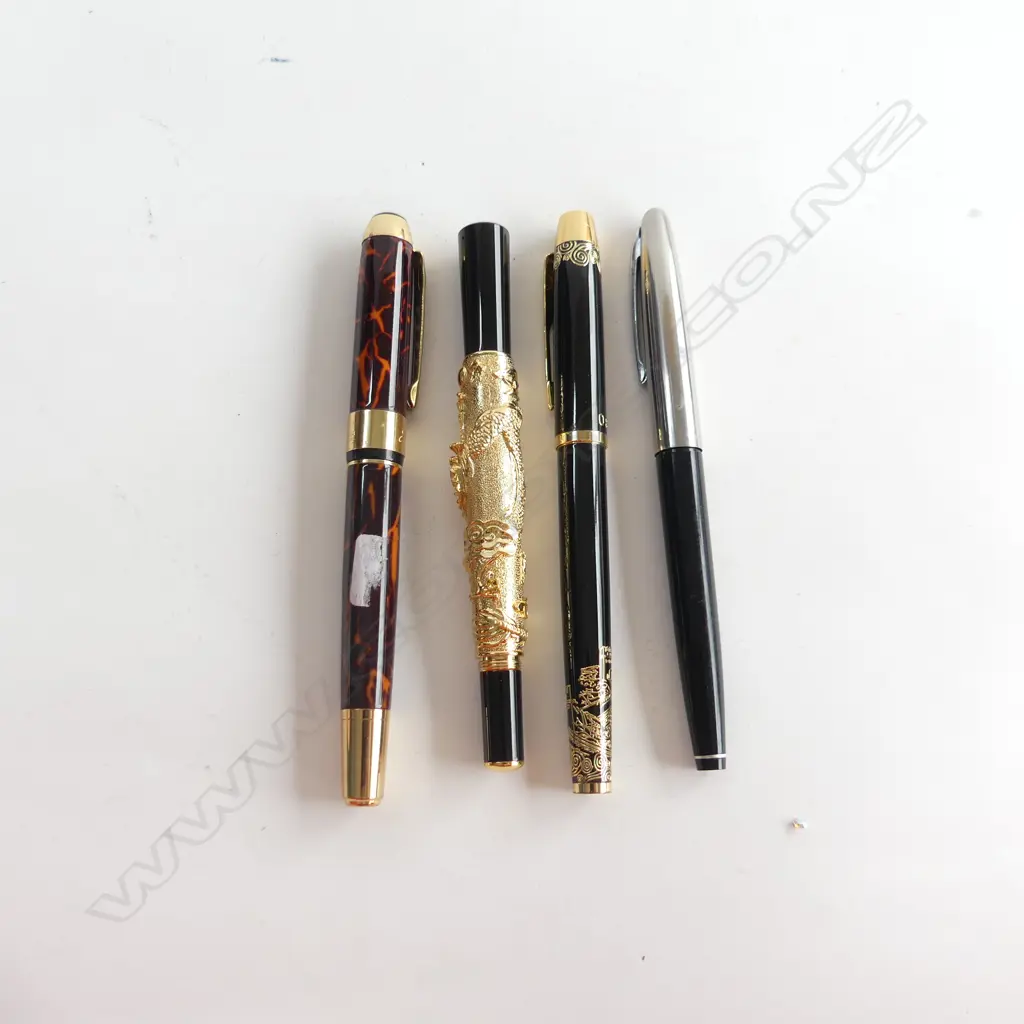 3 ASST  FOUNTAIN PENS & ONE OTHER Image 1++