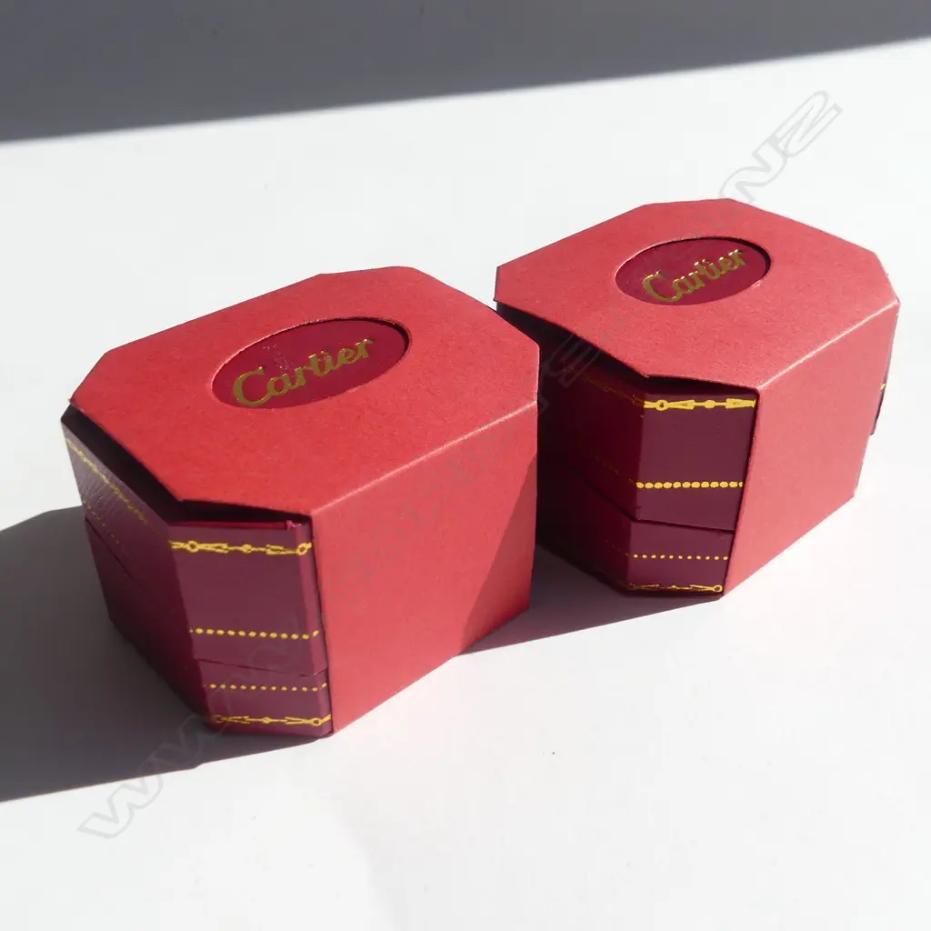 TWO NEW COPY CARTIER JEWELLERY BOXES Image 1++