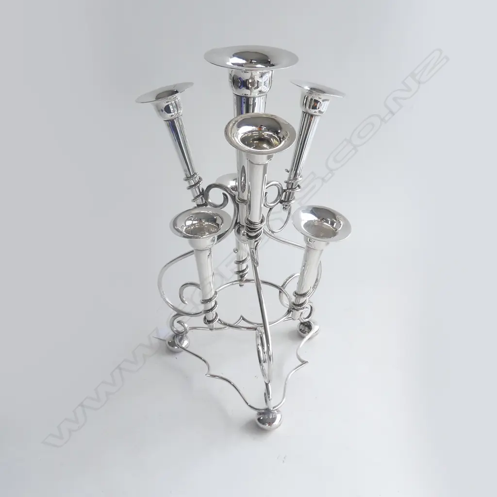 SILVER PLATE EPERGNE H.390mm Image 1++