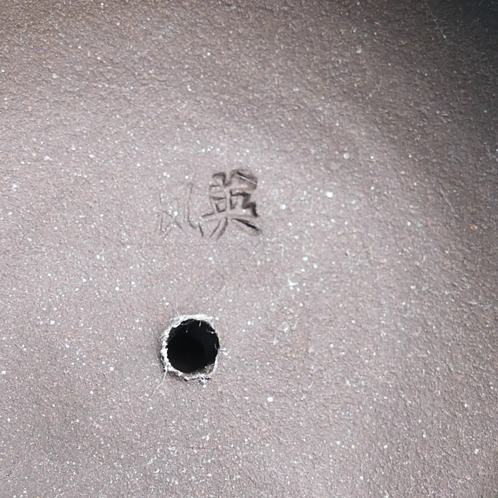 YIXING TEAPOT MARKED 蔣鳳英制 (JIANG FENGYING)  BASE 鳳英 (FENGYING) COVER. DARK BROWN, NATURALISTIC MODELLED. CHIPS. W.160mm Image 1++