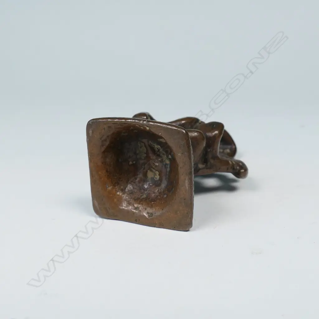 INDIAN BRONZE STATUETTE, GANESH SURMOUNTED BY A HOODED SERPENT CANOPY Image 1++