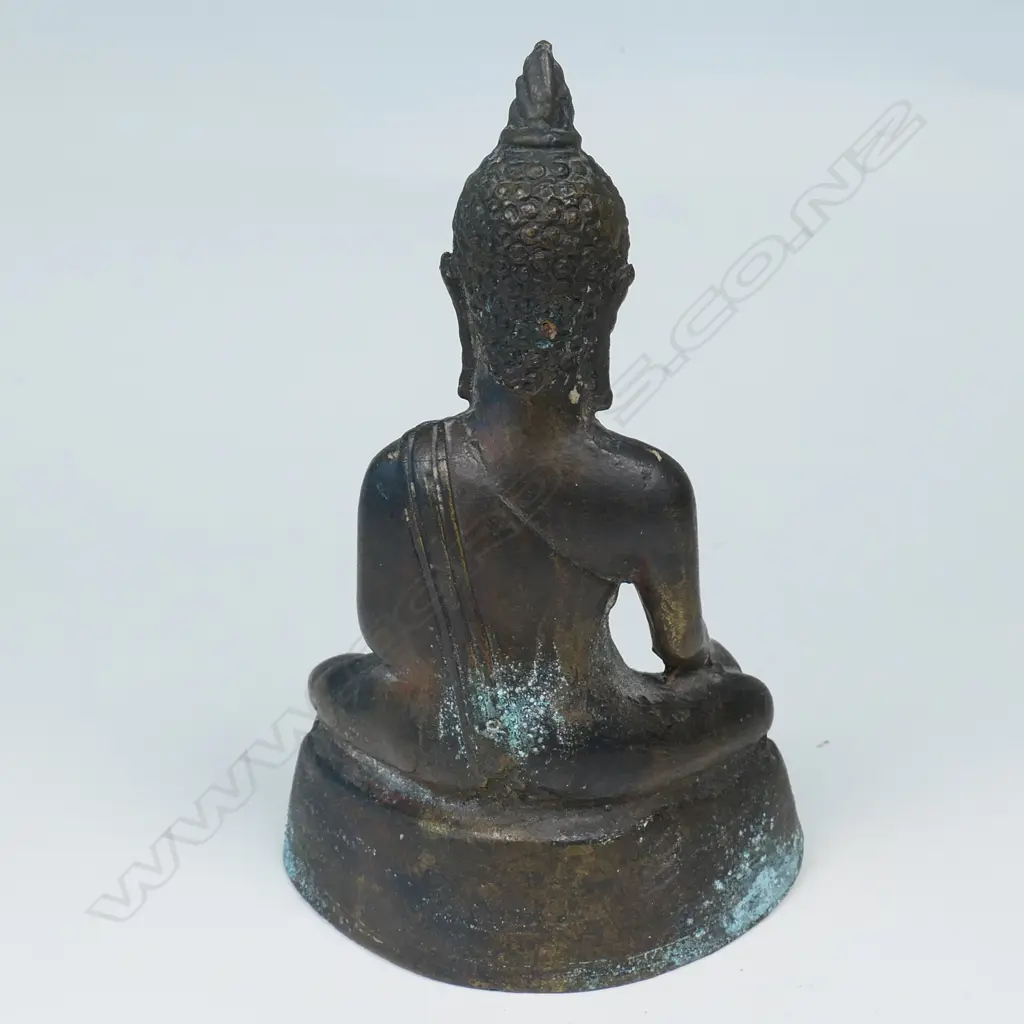 SMALL THAI/BURMESE STATUETTE OF BUDDHA, SEATED IN BHUMISPARSHA MUDRA... Image 1++