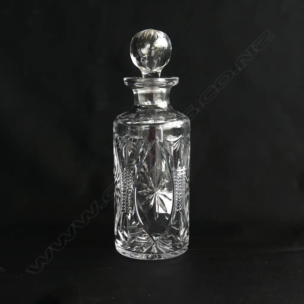 WEBB CORBETT CUT CRYSTAL SPIRIT DECANTER H. 250MM Image 1++