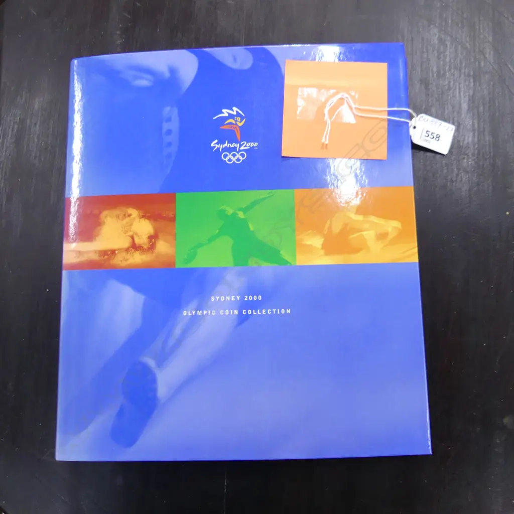 SYDNEY OLYMPICS 2000 COIN COLLECTION IN OFFICIAL ALBUM  Image 1++