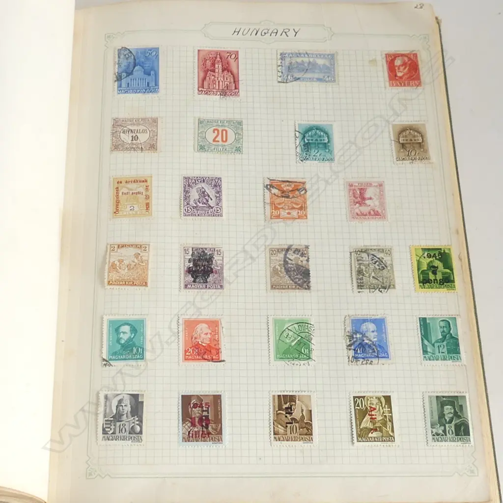 REGAL STAMP ALBUM OLD WORLD COLLECTION INCLS Penny black imperf + early Chinese etc Image 1++