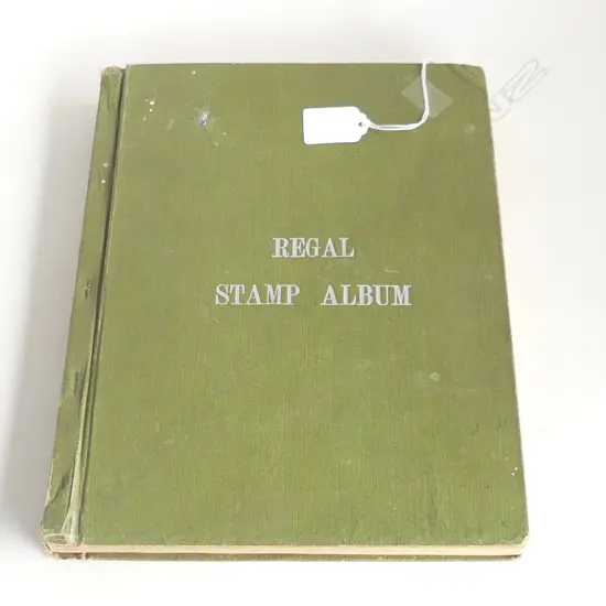 REGAL STAMP ALBUM OLD WORLD COLLECTION INCLS Penny black imperf + early Chinese etc