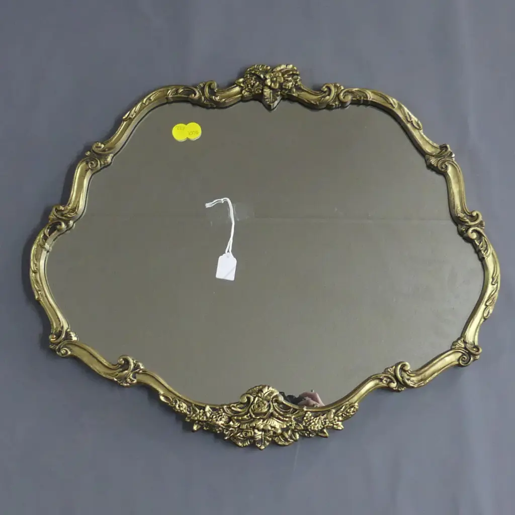 GILT FRAMED MIRROR 540x650mm Image 1++