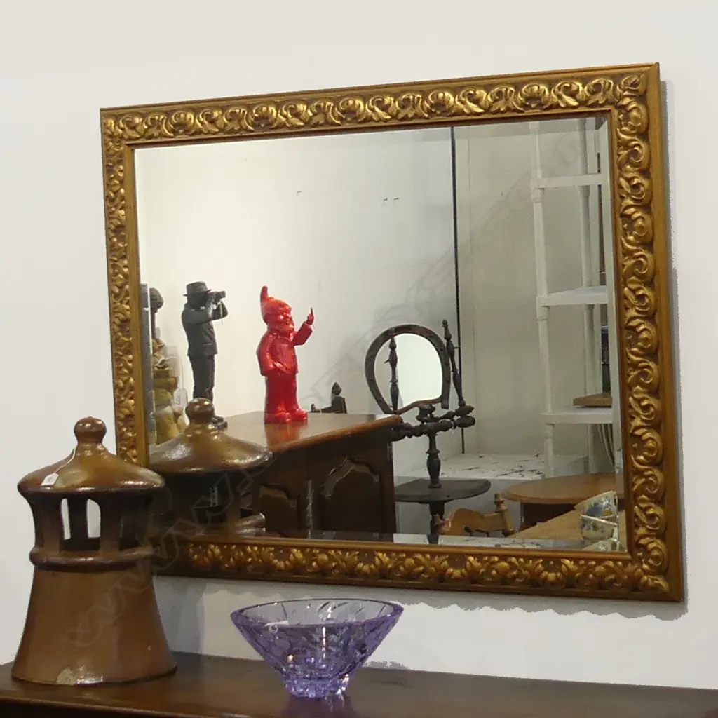 LGE GILT FRAMED MIRROR 1200x920mm Image 1++