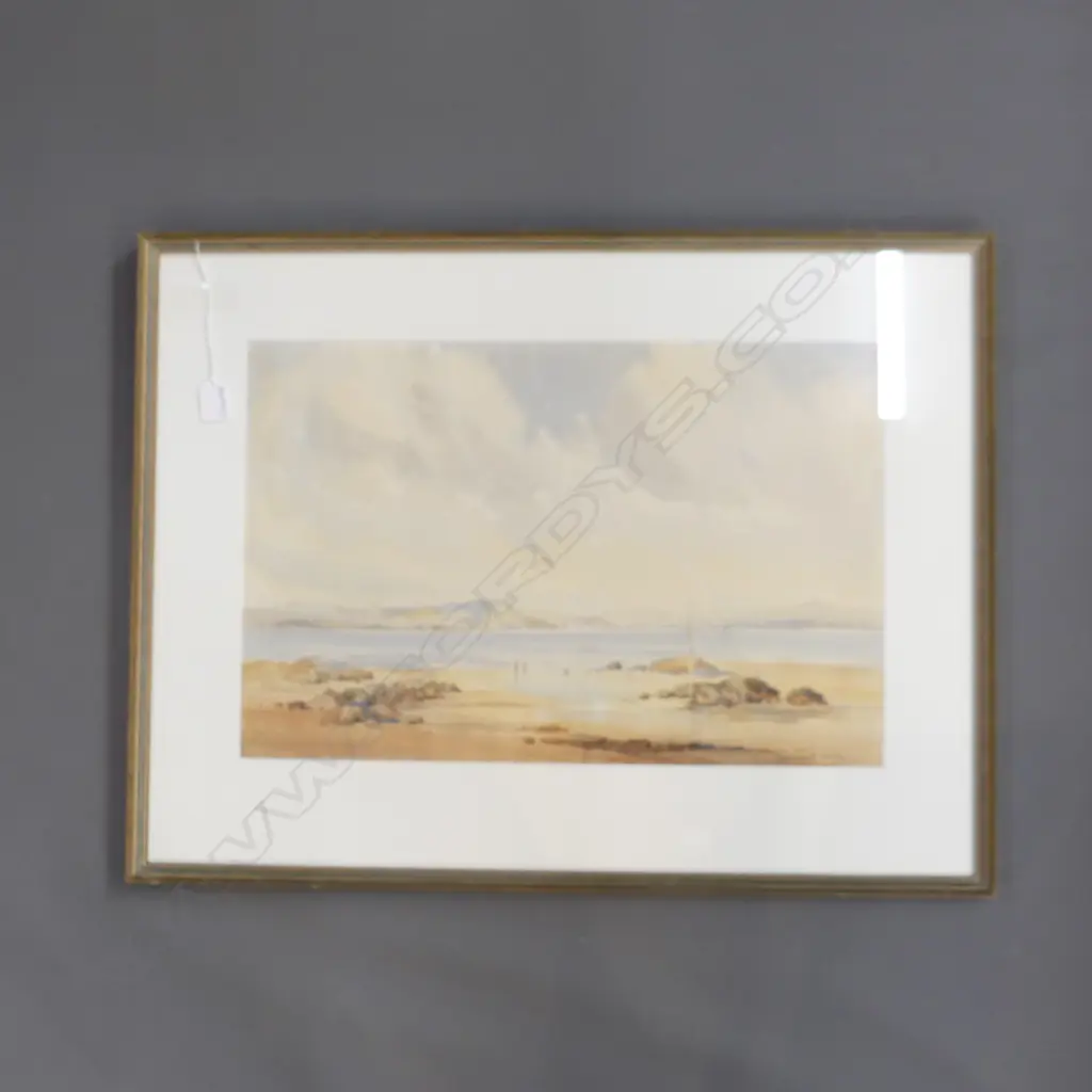BIRTCHNELL DELPH 1901-96 COASTAL LANDSCAPE W/C 350x530mm Image 1++