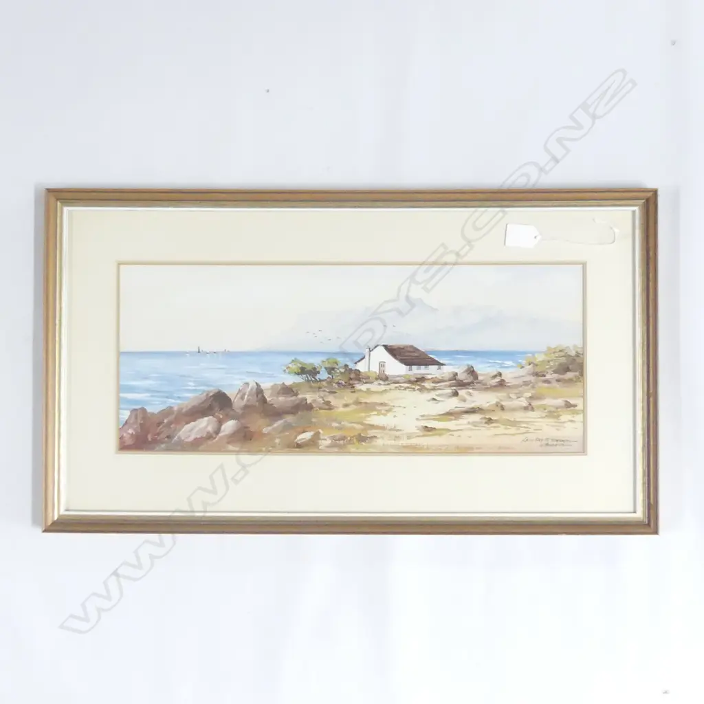 H ANDERSON KALK BAY TO SIMONSTOWN GOUACHE 500 X 190 MM  Image 1++