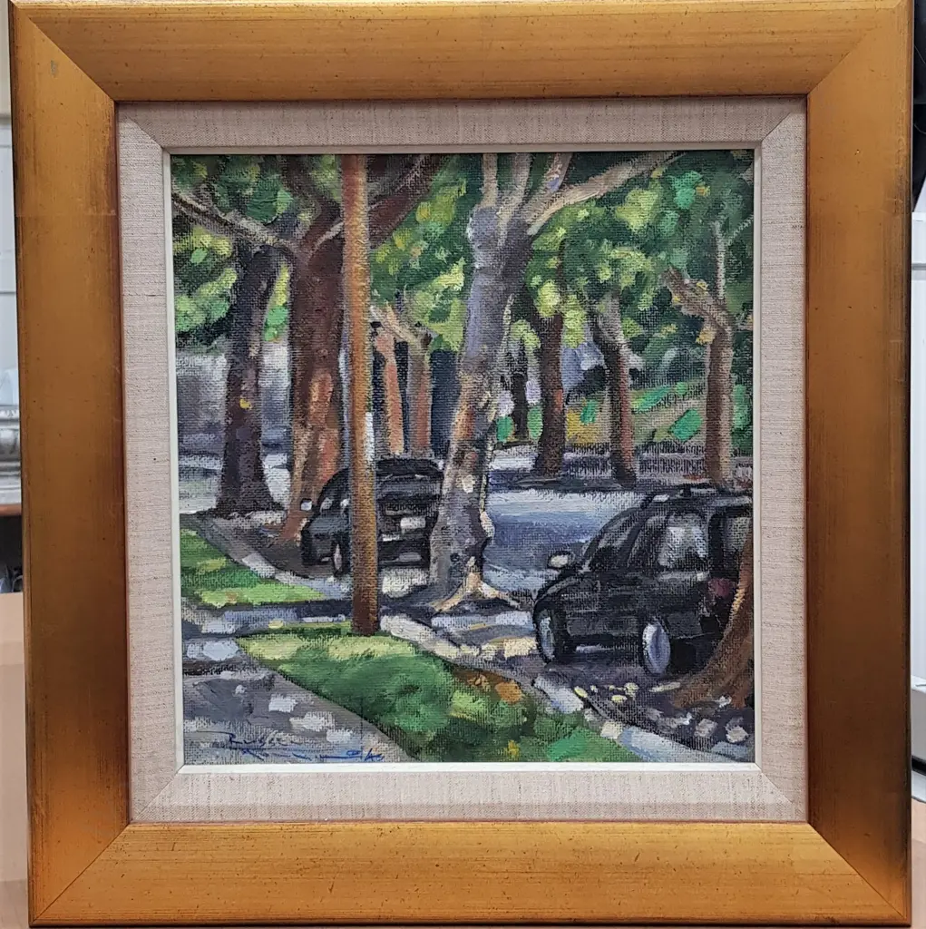 RUSSELL HOLLINGS TIGHT PARKING FRANKLIN RD OIL Image 1++