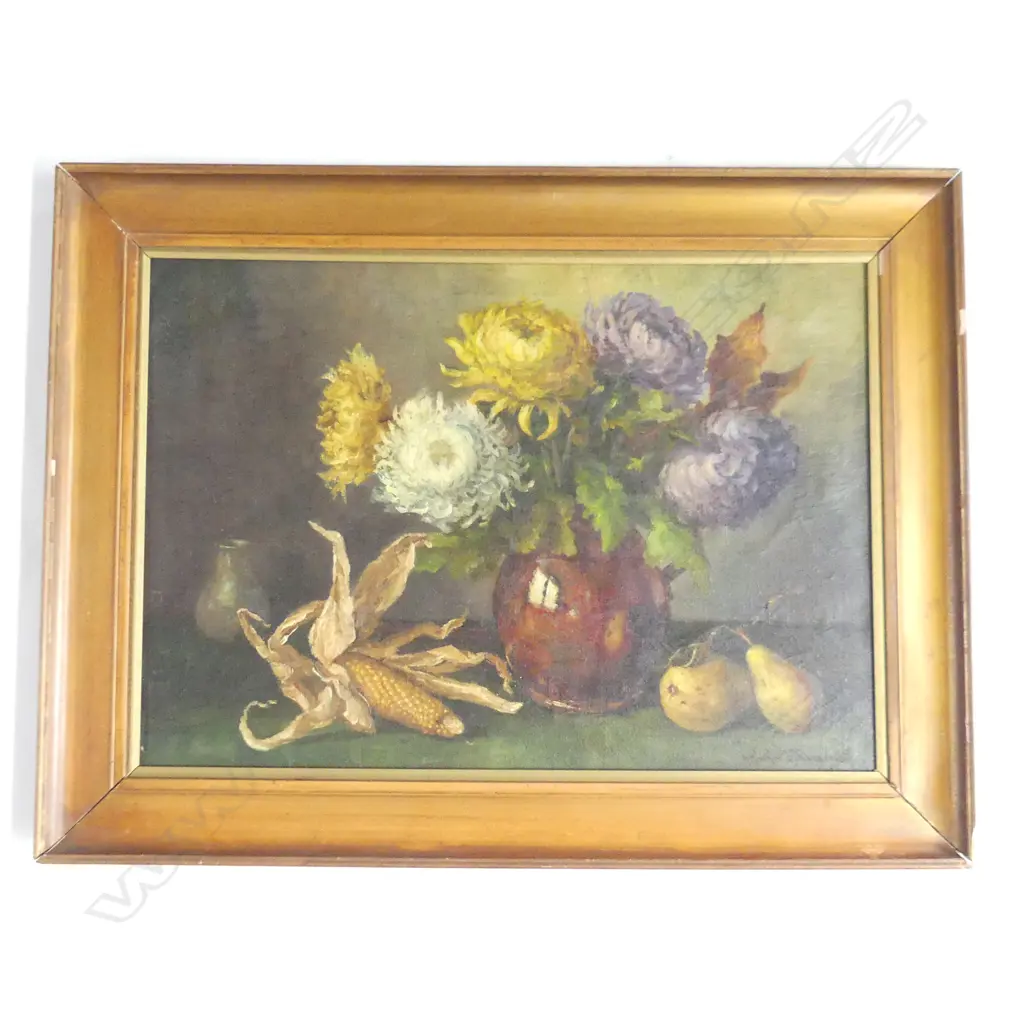 LGE SIGNED DUTCH STYLE STILL LIFE OIL ON CANVAS 475x680mm Image 1++