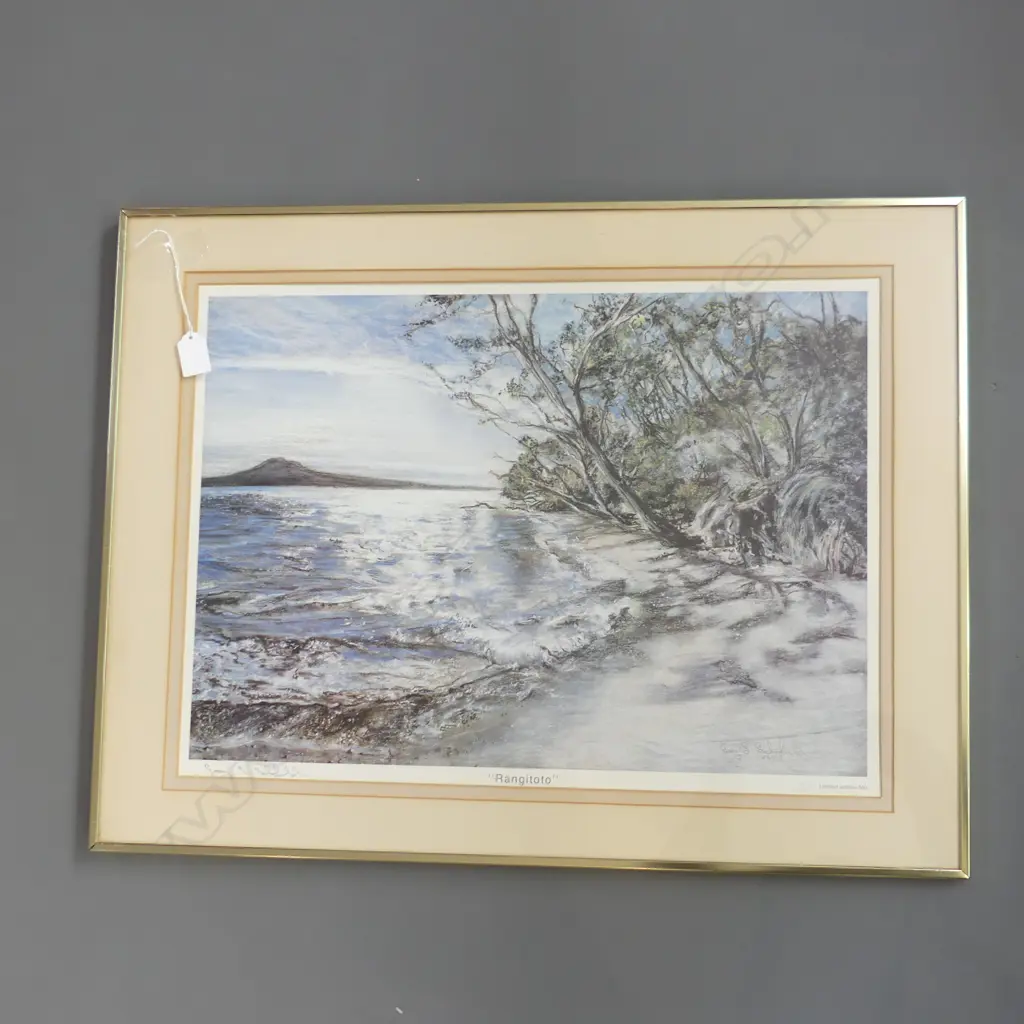 GARY SCHOFIELD 'RANGITOTO' PRINT 144/500 400x550mm Image 1++