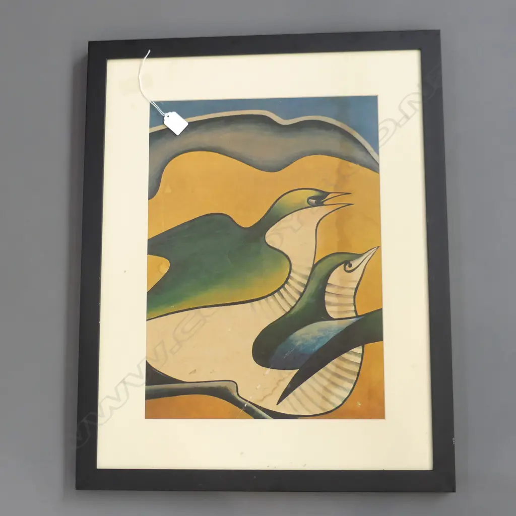 DON BINNEY EXHIBITION POSTER 'PIPIWHARAUROA' AF 470x340mm Image 1++