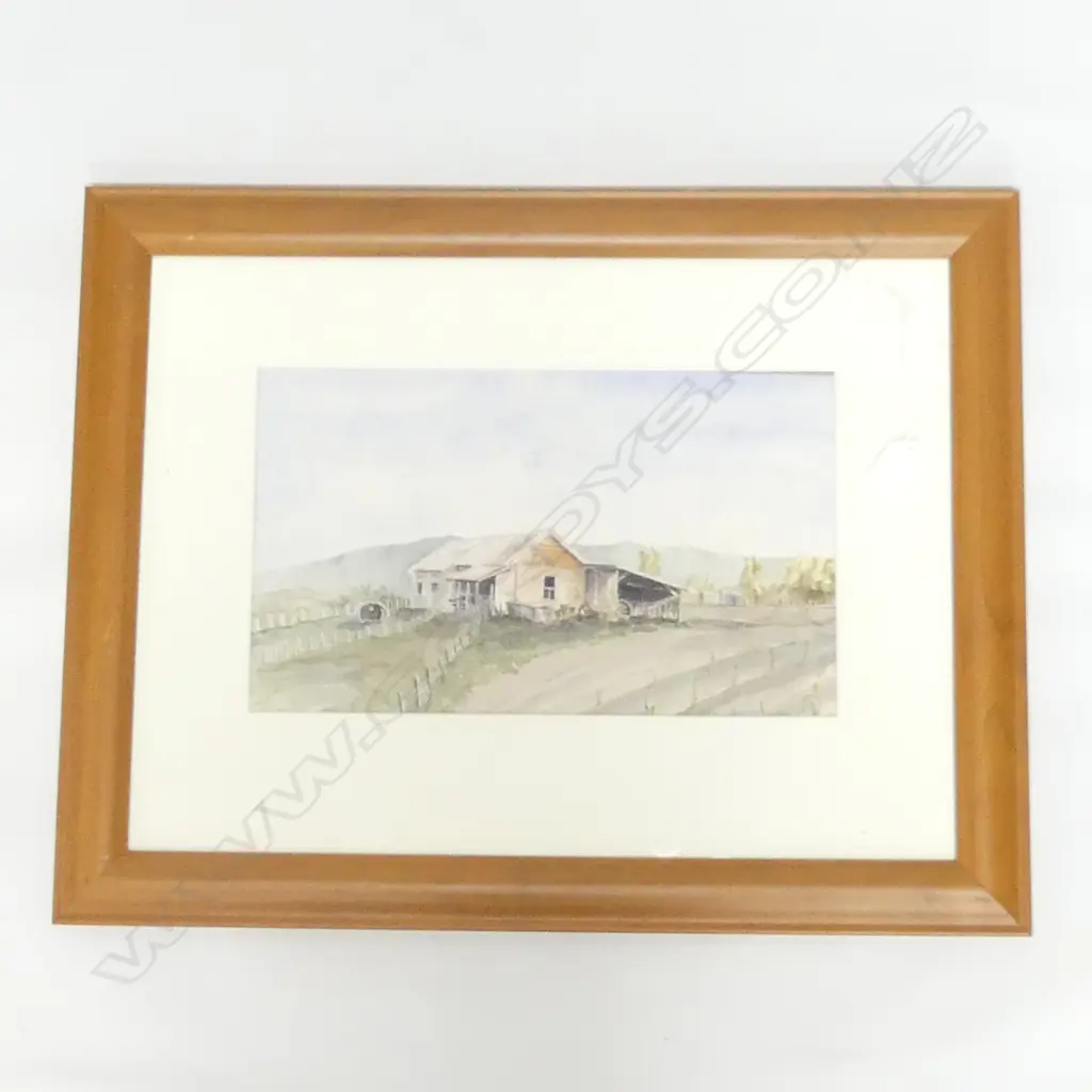 BETTY LESLIE, WATERCOLOUR, 'WAIPAOA GISBORNE', 1995, SIGNED  350 X 210MM Image 1++