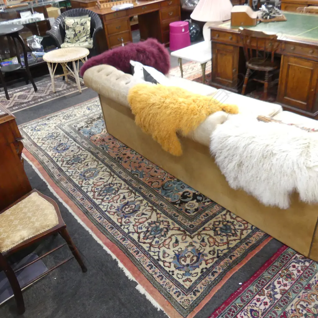 LGE HAND KNOTTED WOOL PILE RUG 3990 X 2800 MM EX FABLES Image 1++