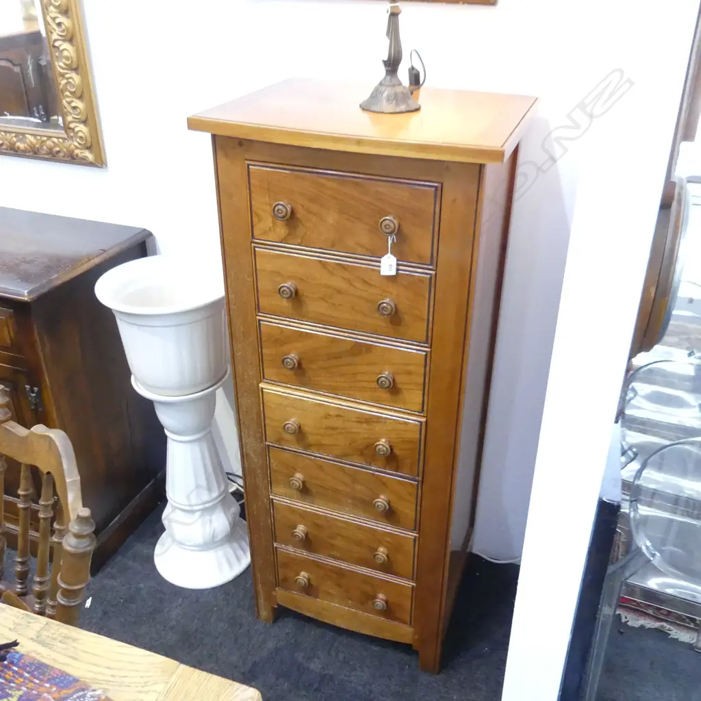 FRENCH STYLE SEVEN DRAWER TALL BOY 525x435x1240mm Image 1++