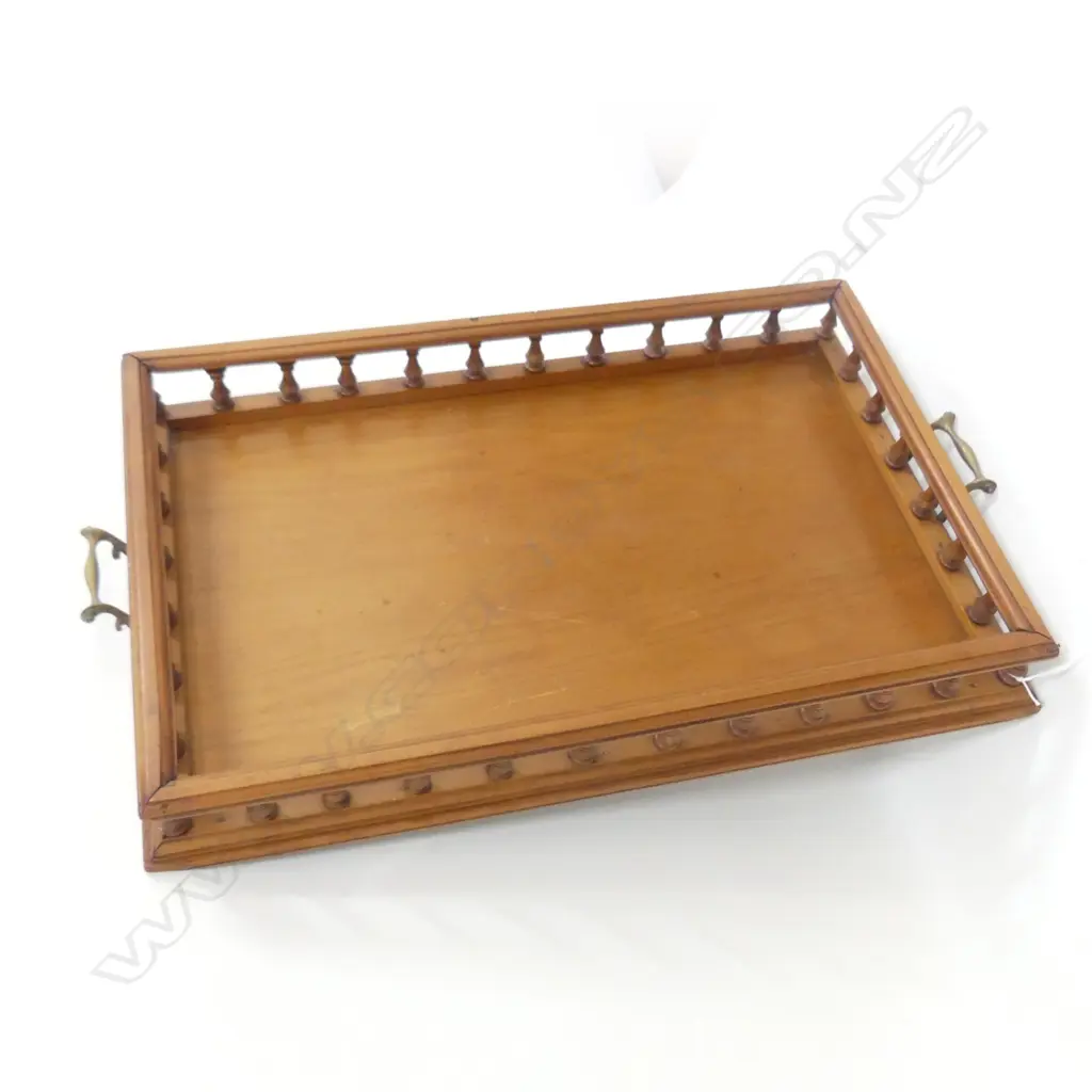 VINTAGE WOODEN TRAY 610x400mm Image 1++